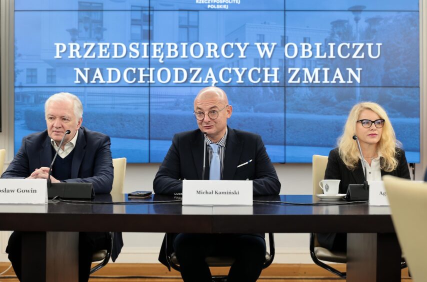 Konferencja - Przedsiębiorcy w obliczu nadchodzących zmian z udziałem wicemarszałka Senatu RP Michała Kamińskiego