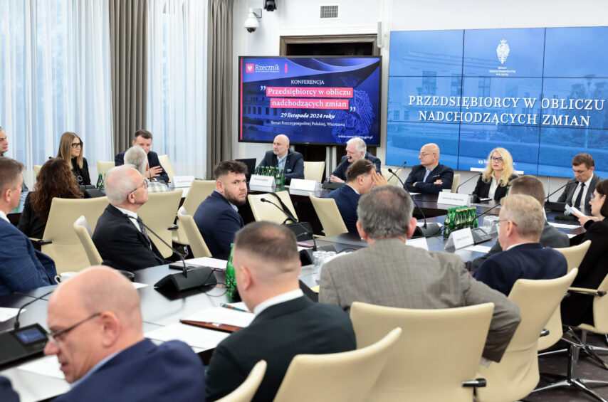 Konferencja - Przedsiębiorcy w obliczu nadchodzących zmian z udziałem wicemarszałka Senatu RP Michała Kamińskiego