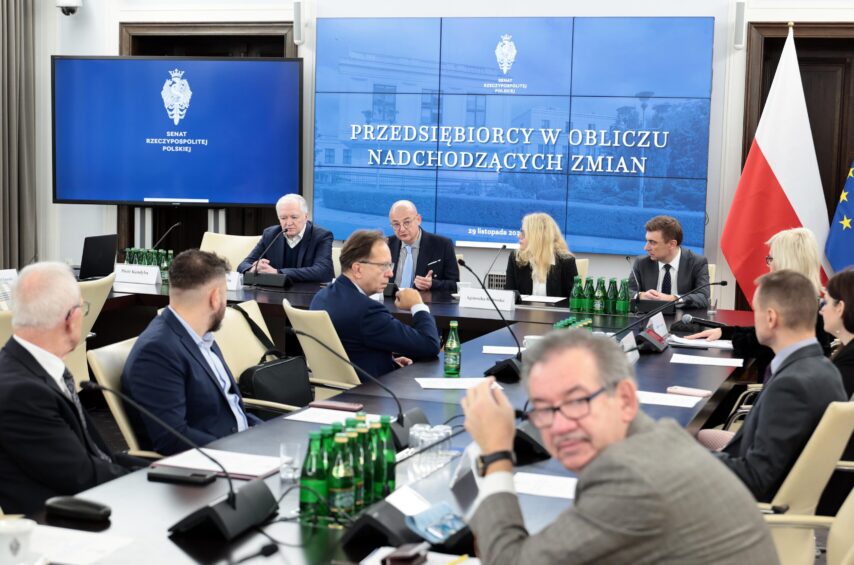 Konferencja - Przedsiębiorcy w obliczu nadchodzących zmian z udziałem wicemarszałka Senatu RP Michała Kamińskiego