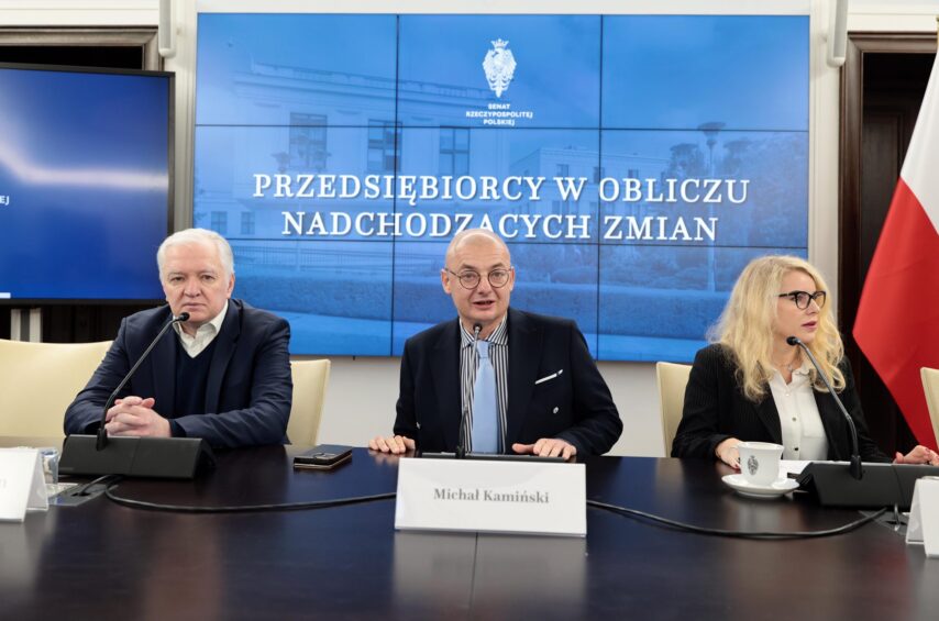 Konferencja - Przedsiębiorcy w obliczu nadchodzących zmian z udziałem wicemarszałka Senatu RP Michała Kamińskiego