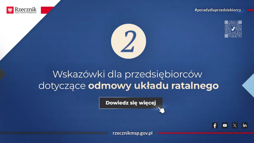 Odmowa układu ratalnego - wskazówki