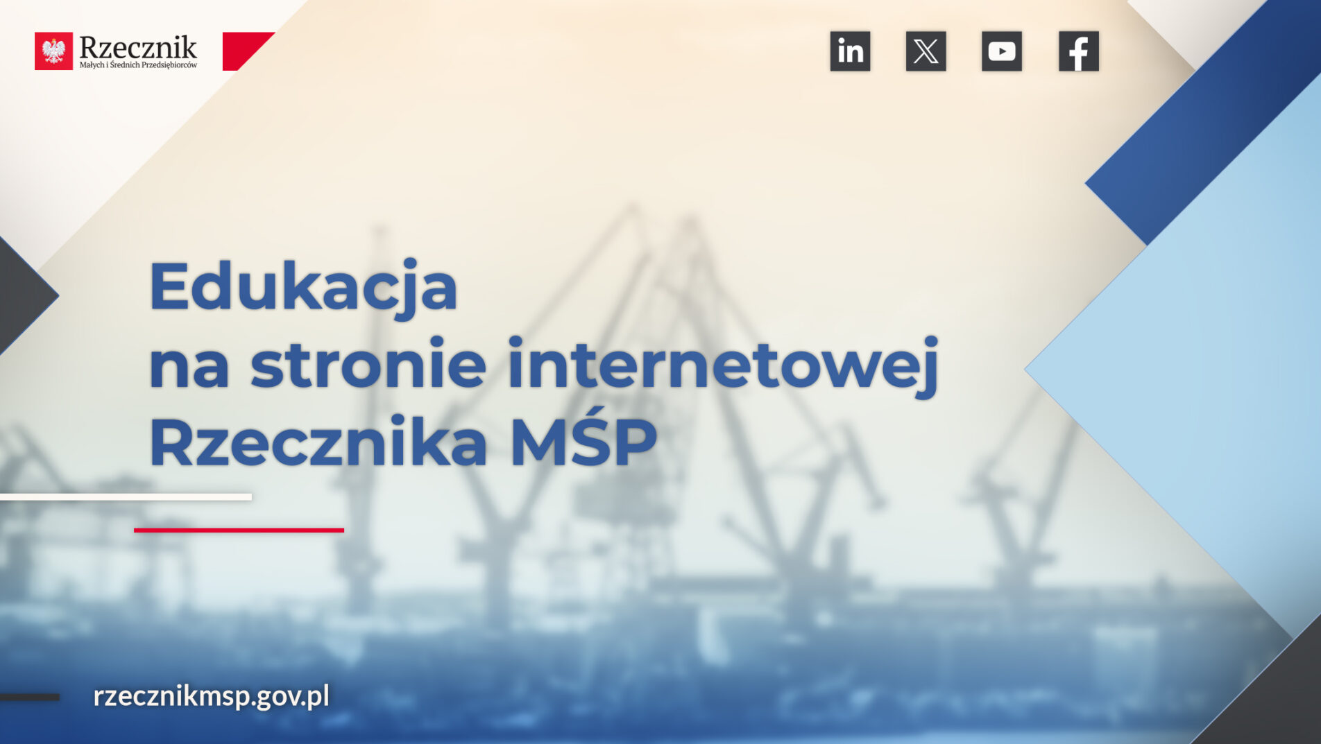 Edukacja na stronie internetowej Rzecznika MŚP