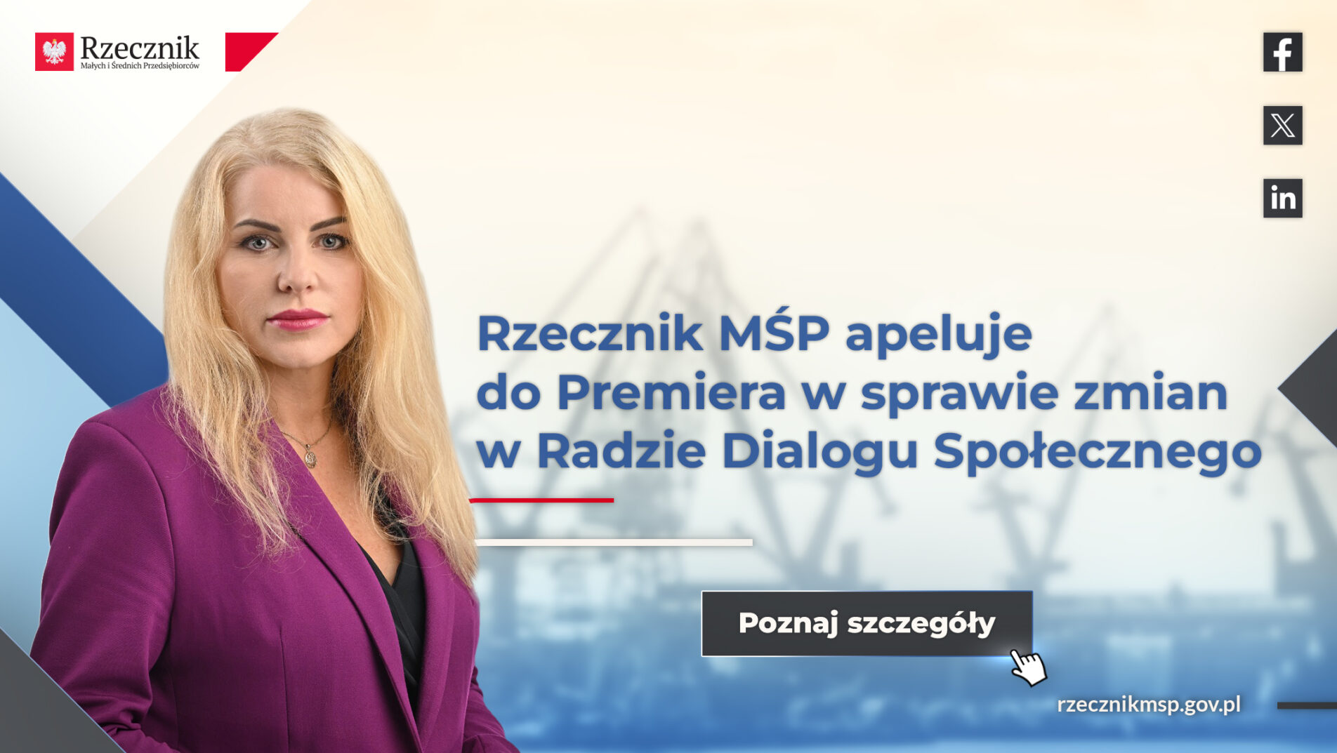 Rzecznik MŚP apeluje do Premiera w sprawie zmian w Radzie Dialogu Społecznego