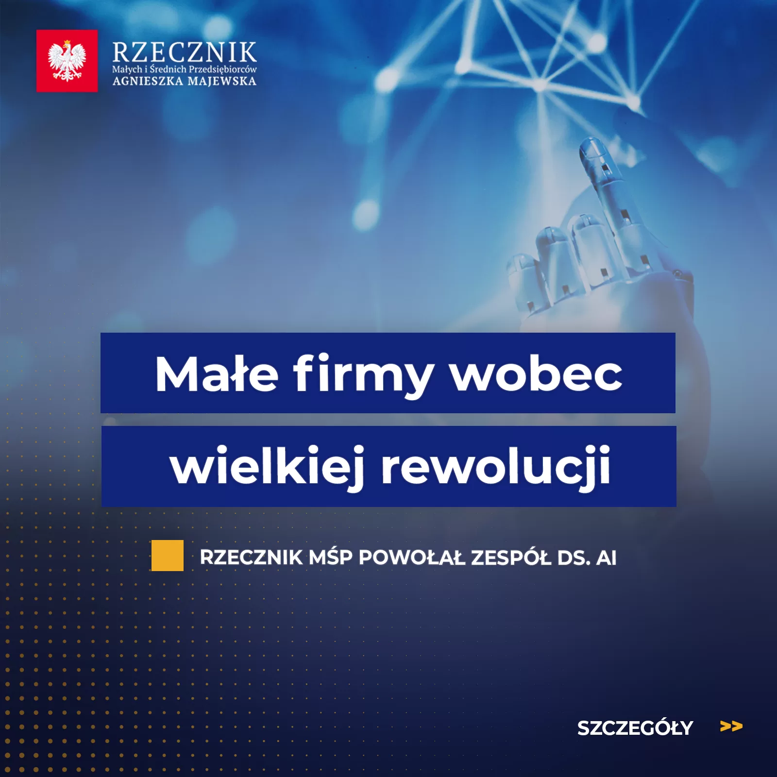 Rzecznik powołuje zespół ds. AI